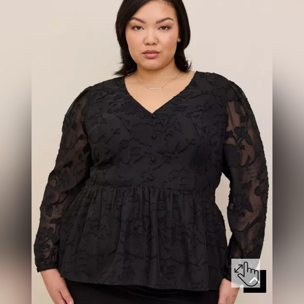 TORRID Peplum top